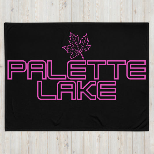 Palette Lake Leaf - Campfire Blanket - Throw Blanket