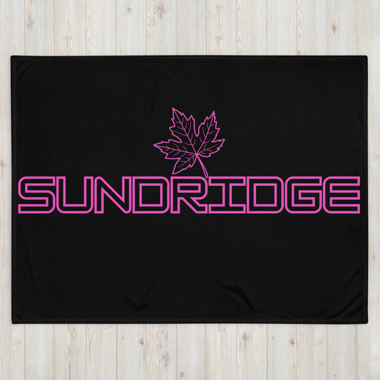 Sundridge Ontario Maple Leaf - Campfire Blanket - Throw Blanket