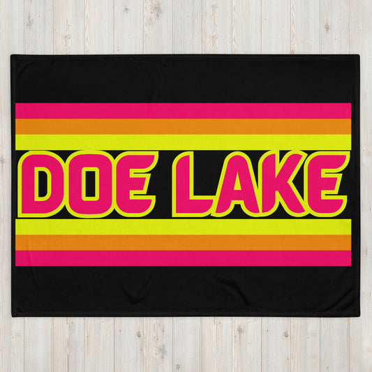 Doe Lake - Stripes - Campfire Blanket - Throw Blanket