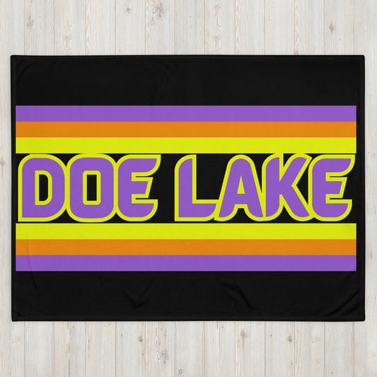Doe Lake - Stripes - Campfire Blanket - Throw Blanket