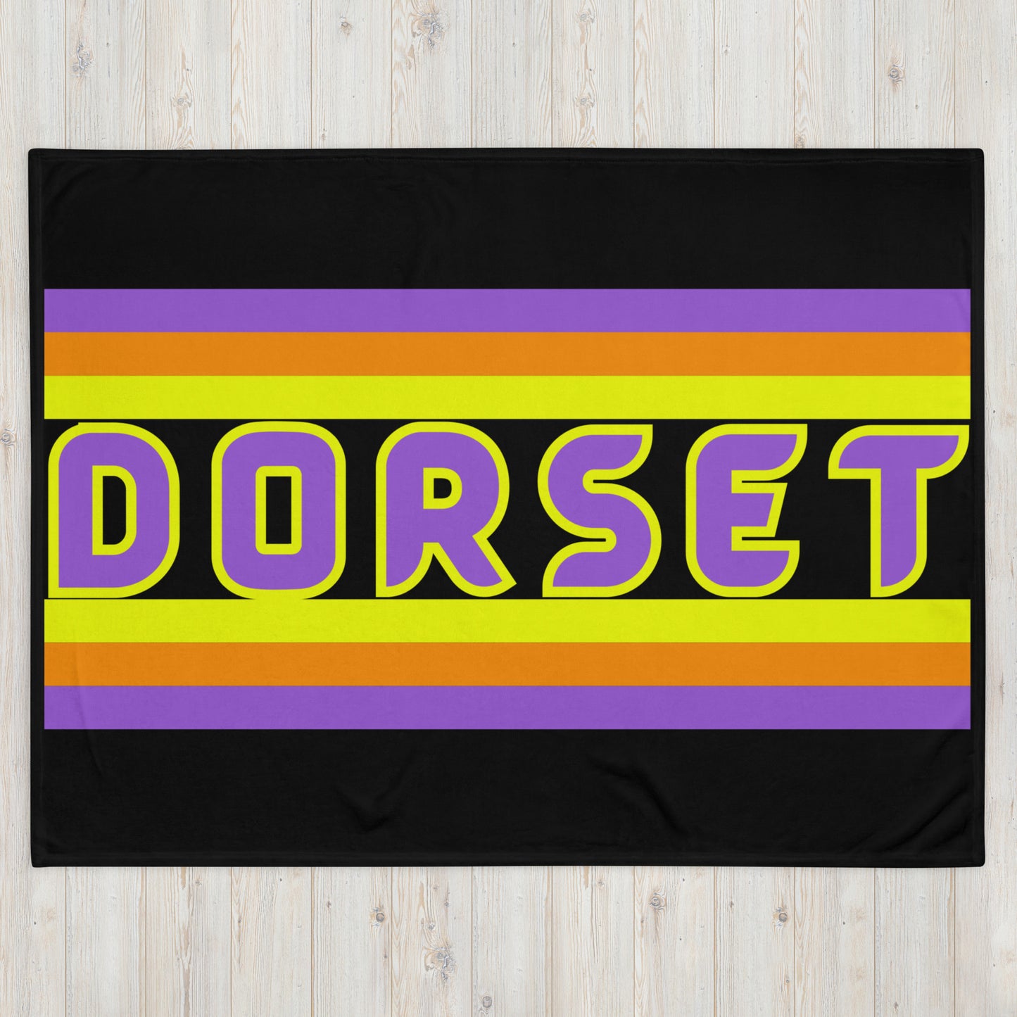 Dorset Ontario - Stripes - Campfire Blanket - Throw Blanket