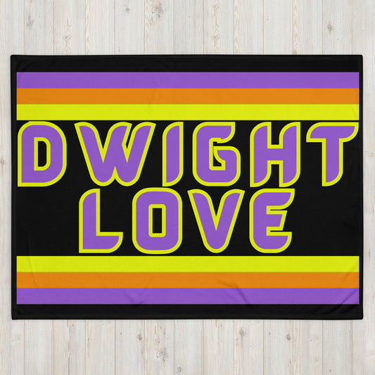 Dwight Love - Stripes - Campfire Blanket - Throw Blanket