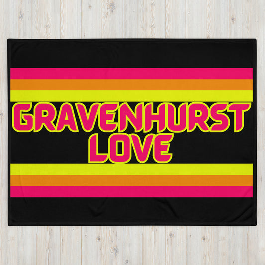 Gravenhurst Love- Stripes - Campfire Blanket - Throw Blanket