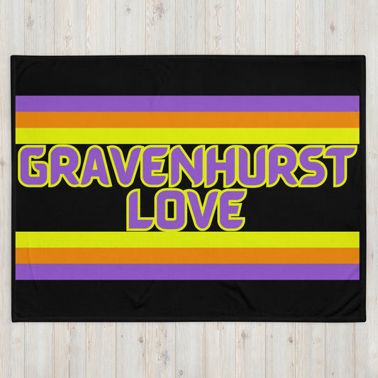 Gravenhurst Love- Stripes - Campfire Blanket - Throw Blanket