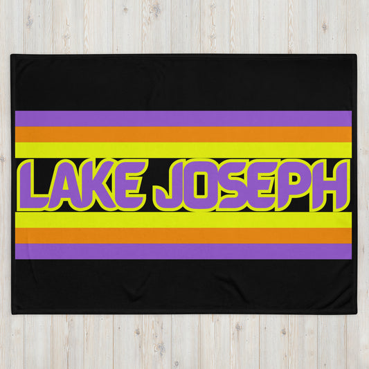Lake Joseph - Stripes - Campfire Blanket - Throw Blanket