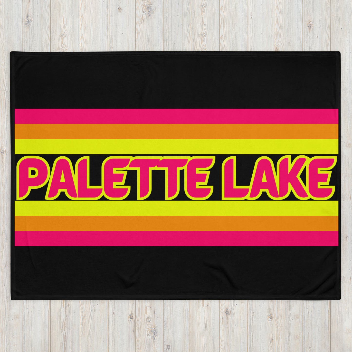 Palette Lake - Throw Blanket