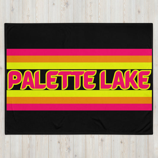 Palette Lake - Throw Blanket