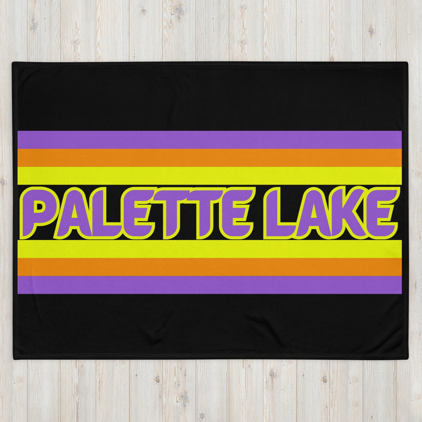 Palette Lake - Throw Blanket