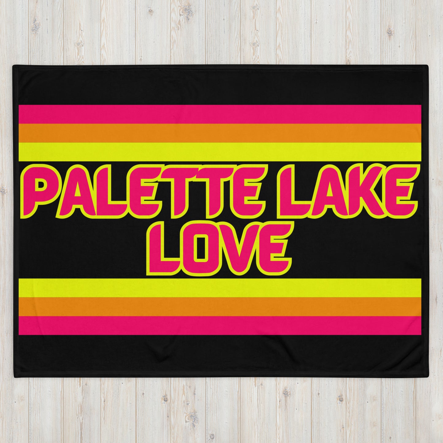 Palette Lake Love - Throw Blanket