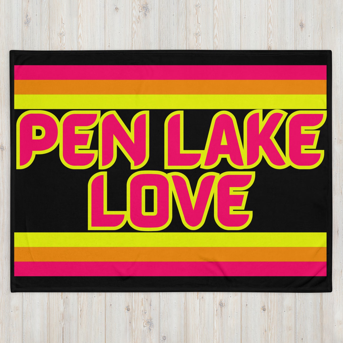 Pen Lake Love - Throw Blanket