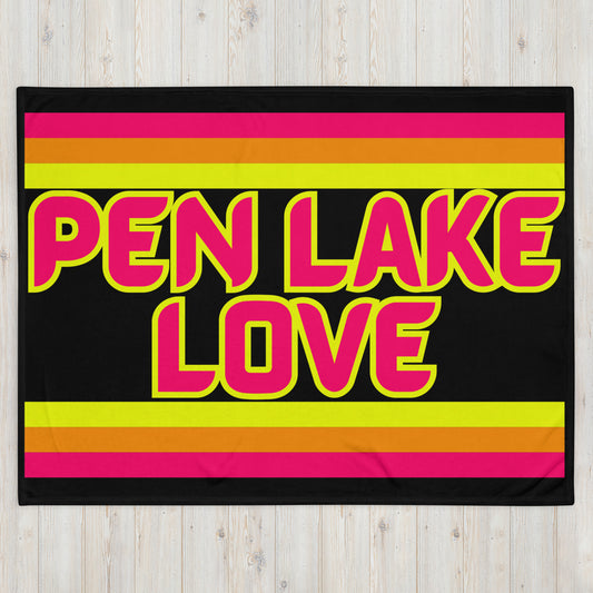 Pen Lake Love - Throw Blanket