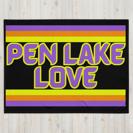 Pen Lake Love - Throw Blanket