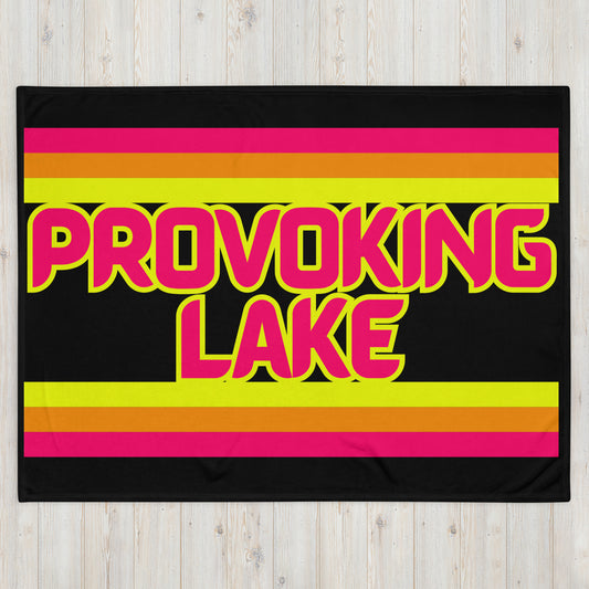 Provoking Lake - Throw Blanket