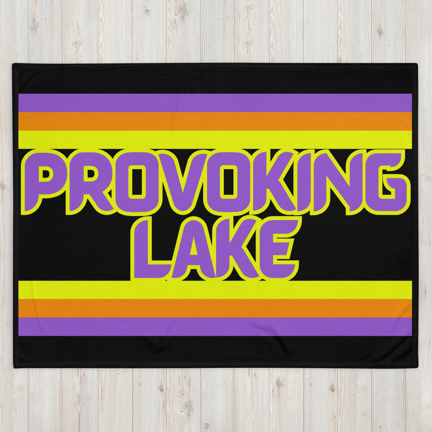 Provoking Lake - Throw Blanket