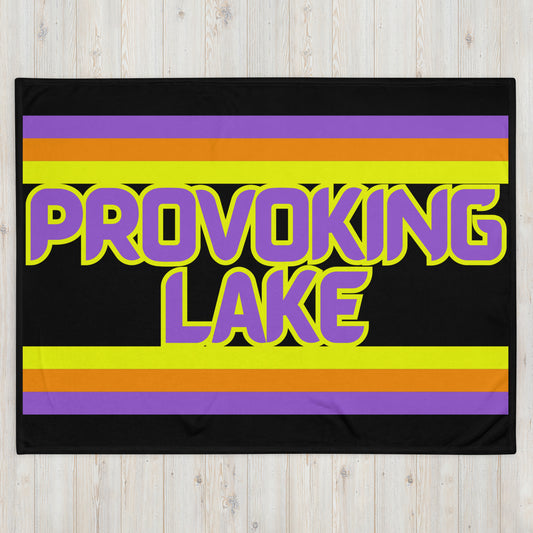 Provoking Lake - Throw Blanket