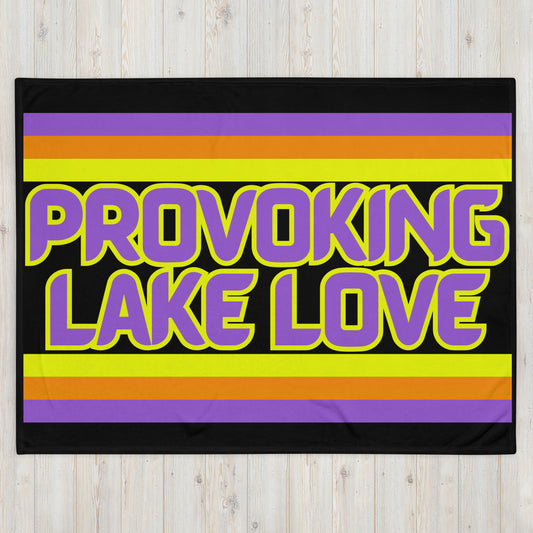 Provoking Lake Love - Throw Blanket