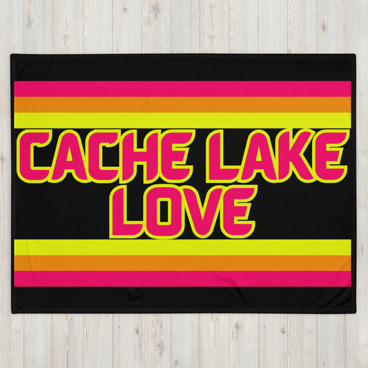Cache Lake Love - Stripes - Campfire Blanket - Throw Blanket