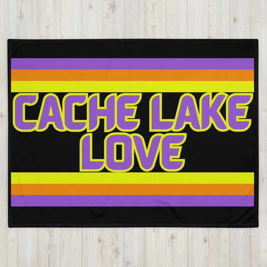 Cache Lake Love - Stripes - Campfire Blanket - Throw Blanket