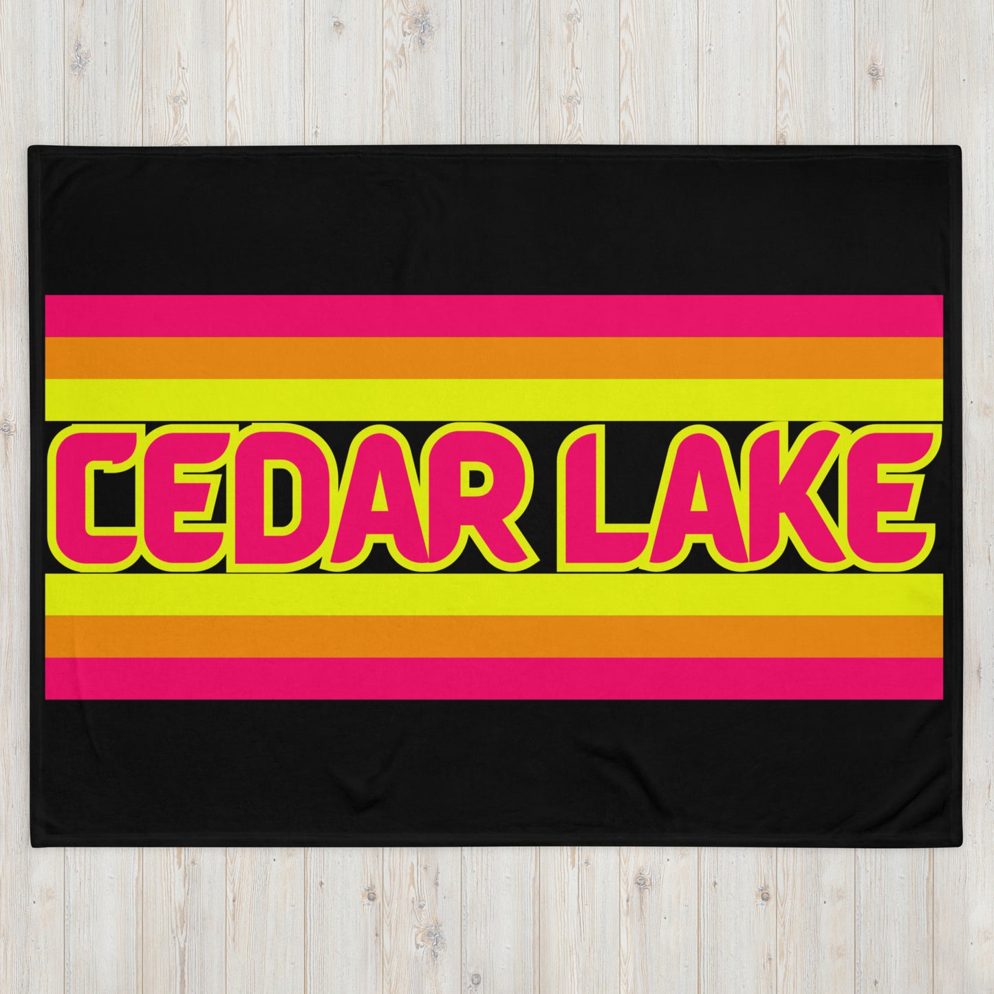Cedar Lake - Stripes - Campfire Blanket - Throw Blanket