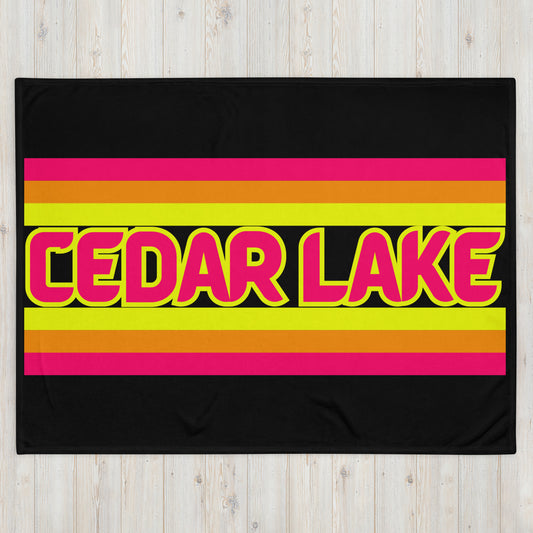 Cedar Lake - Stripes - Campfire Blanket - Throw Blanket