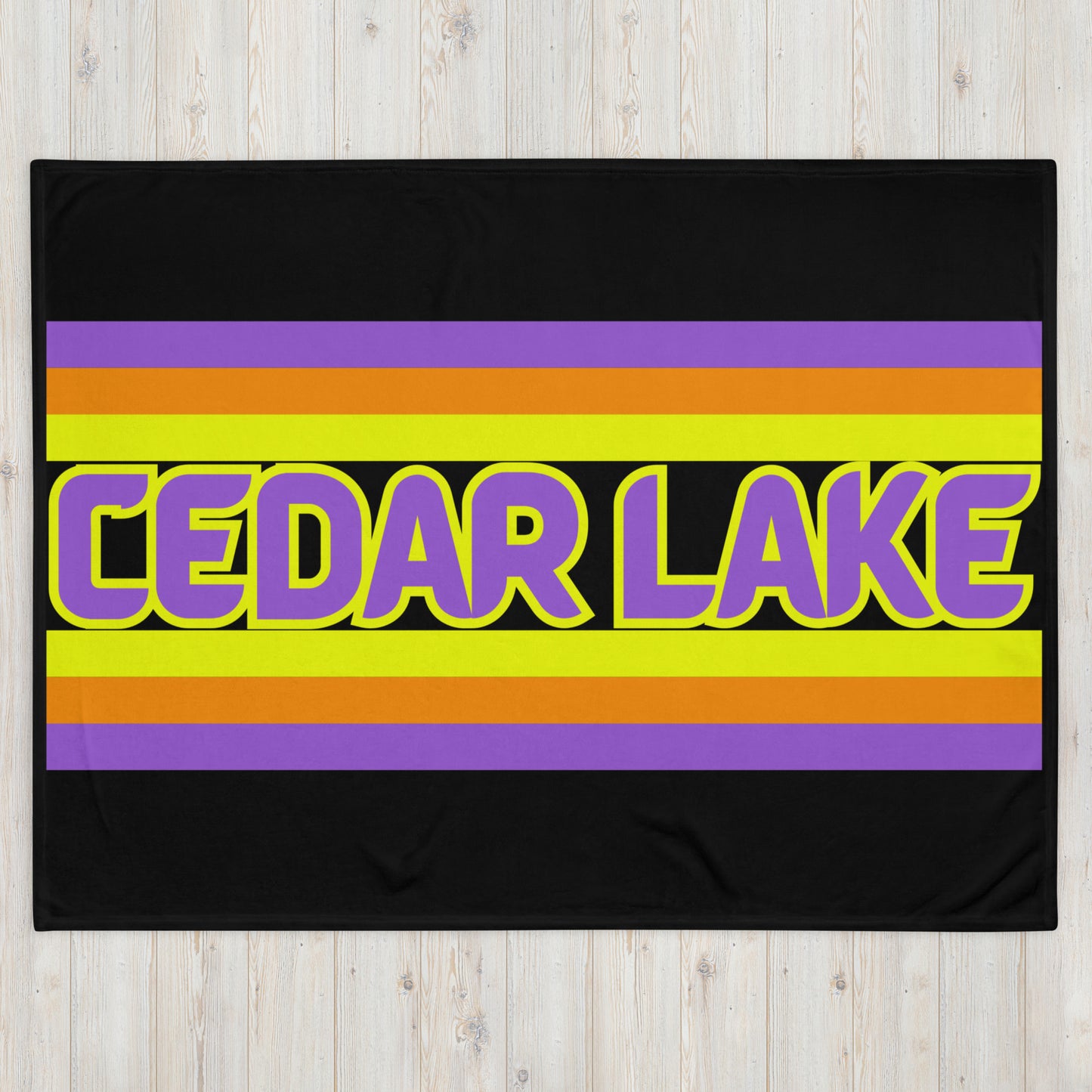 Cedar Lake - Stripes - Campfire Blanket - Throw Blanket