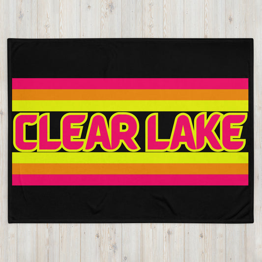 Clear Lake - Stripes - Campfire Blanket - Throw Blanket