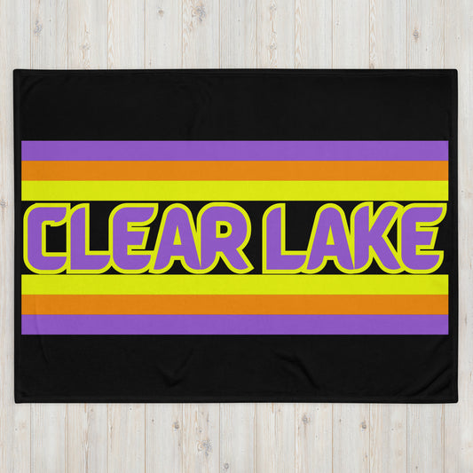 Clear Lake - Stripes - Campfire Blanket - Throw Blanket