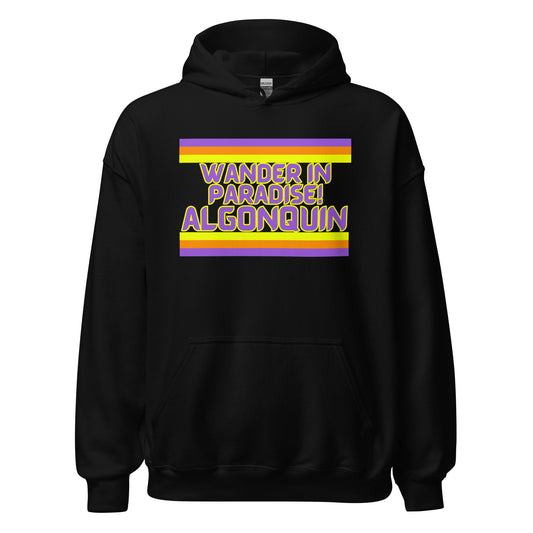 Wander in Paradise Algonquin - Stripes - Unisex Hoodie