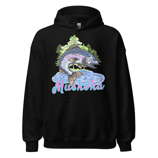 Muskoka Painted Trout - Unisex Hoodie