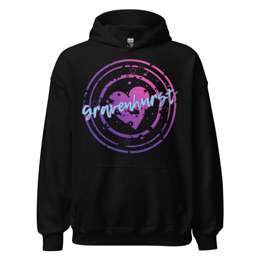 Gravenhurst Ontario - Heart Stamp - Unisex Hoodie