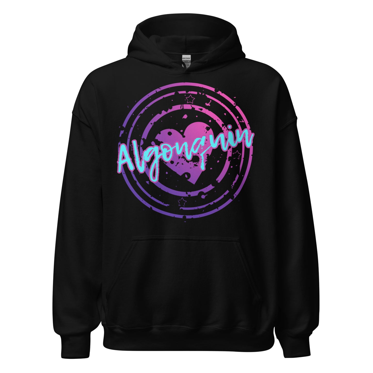 Algonquin Heart Stamp - Unisex Hoodie