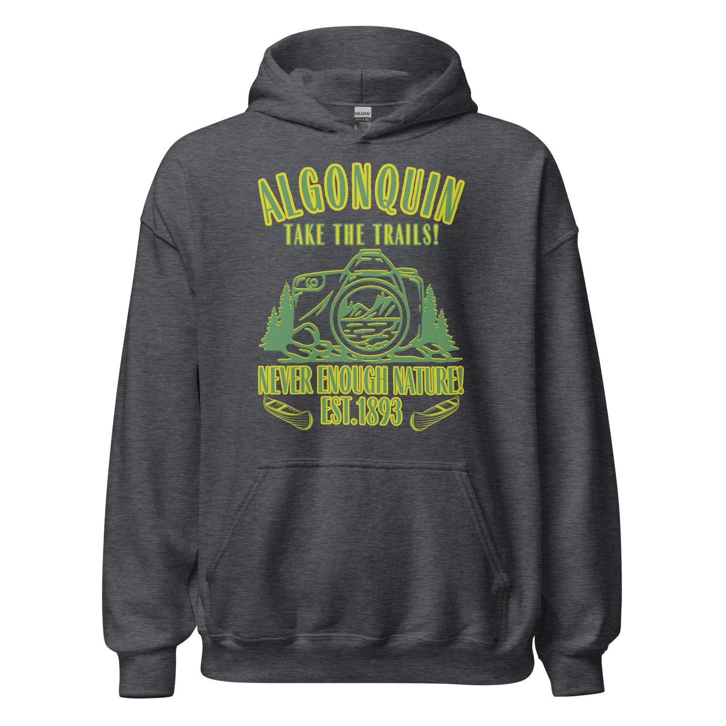Algonquin Park - Take The Trails - Vintage Style - Quality Unisex Hoodie