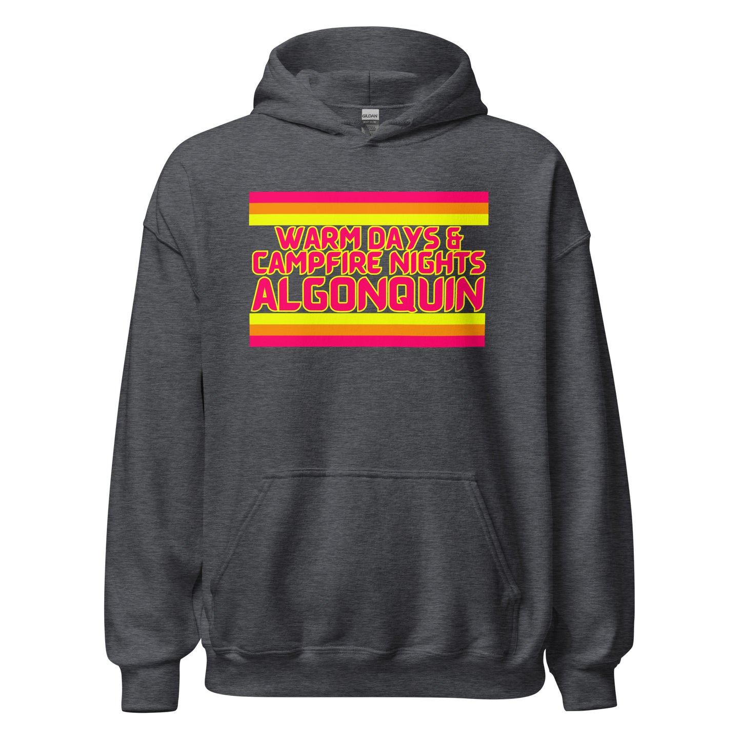 Warm Days & Campfire Nights Algonquin - Stripes - Unisex Hoodie