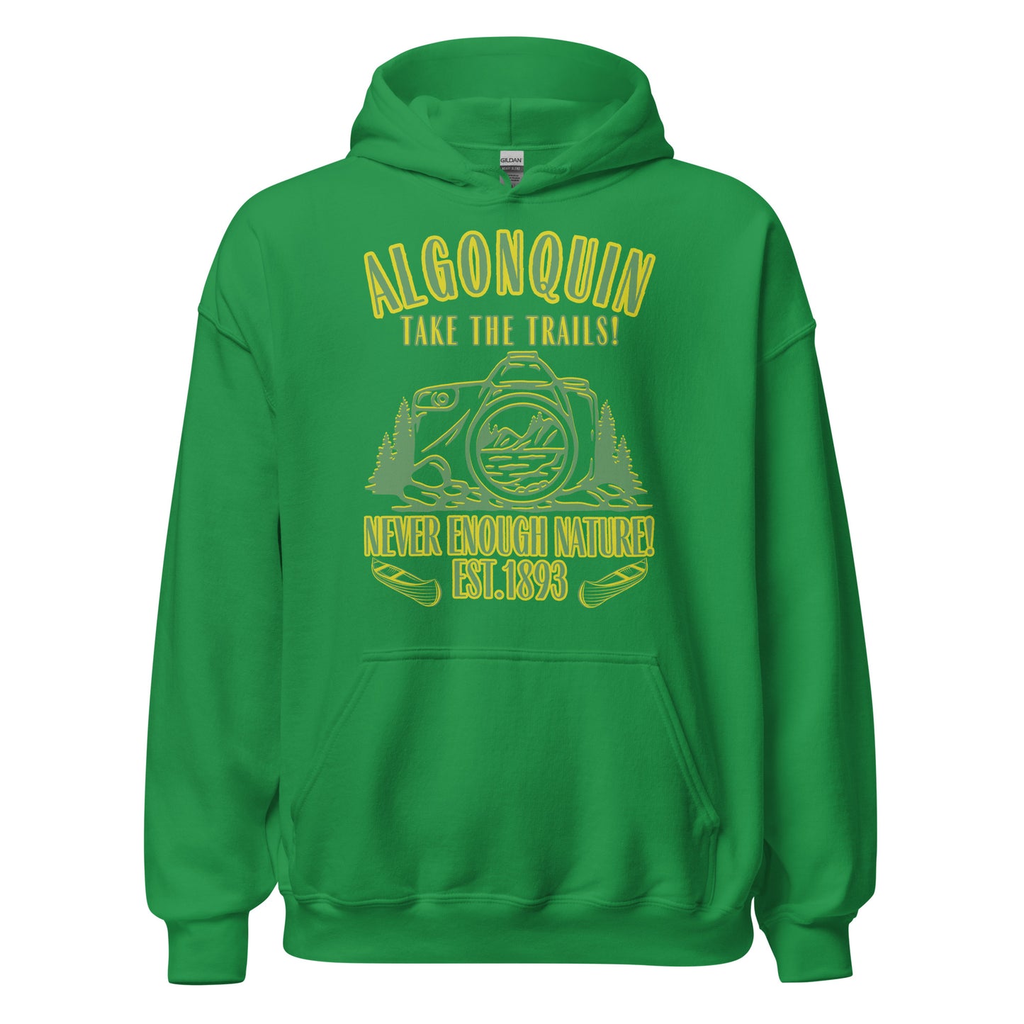 Algonquin Park - Take The Trails - Vintage Style - Quality Unisex Hoodie