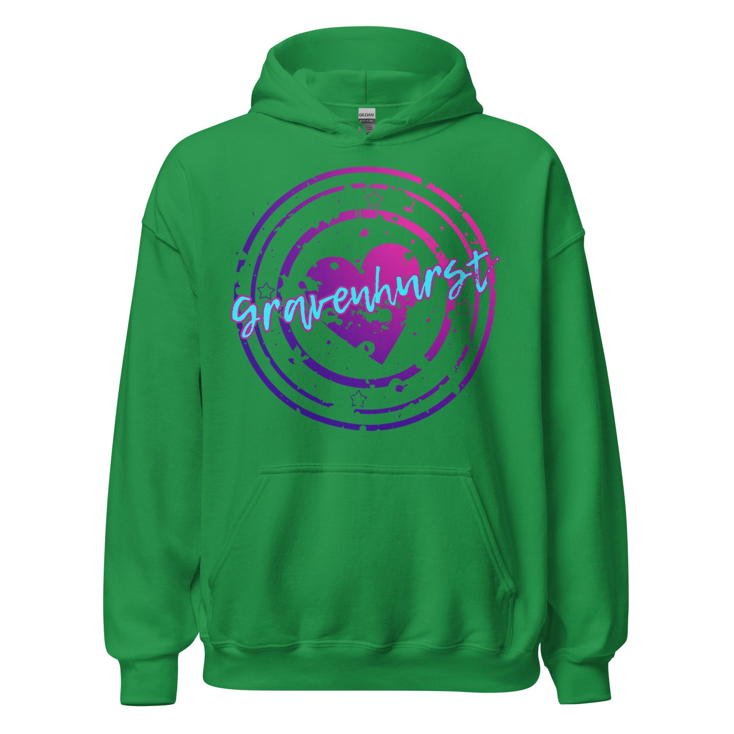 Gravenhurst Ontario - Heart Stamp - Unisex Hoodie