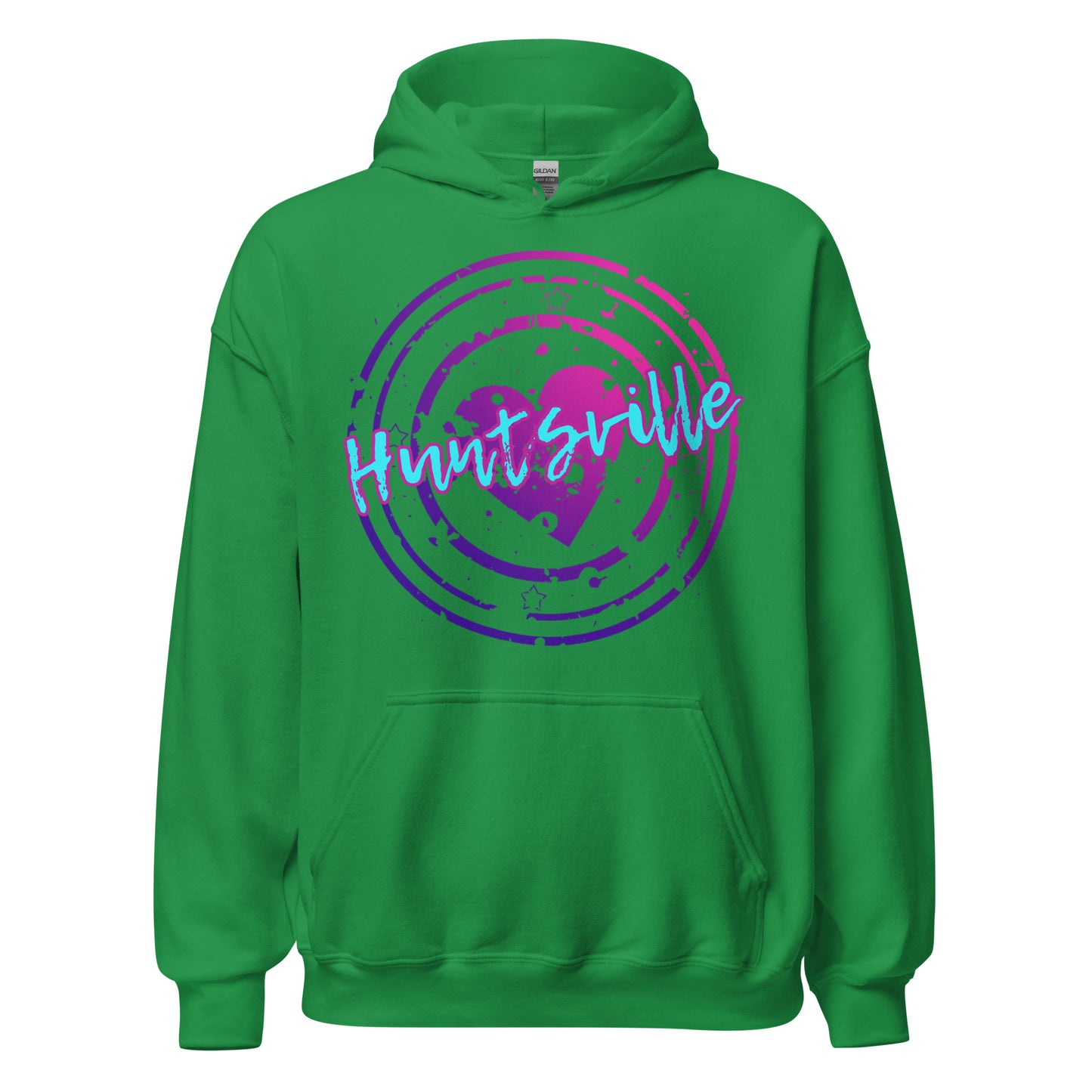 Huntsville Ontario Heart Stamp - Unisex Hoodie