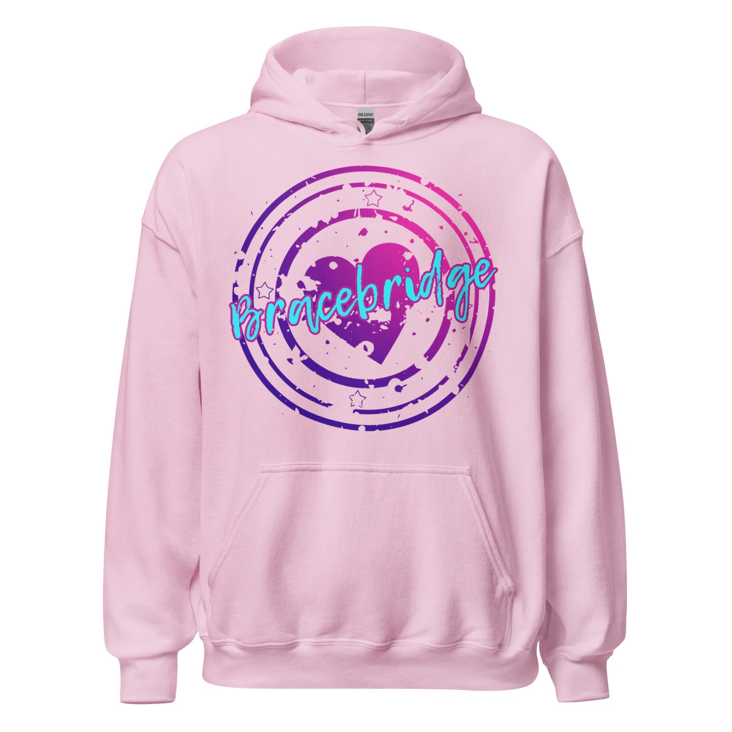 Bracebridge Ontario - Heart Stamp - Unisex Hoodie