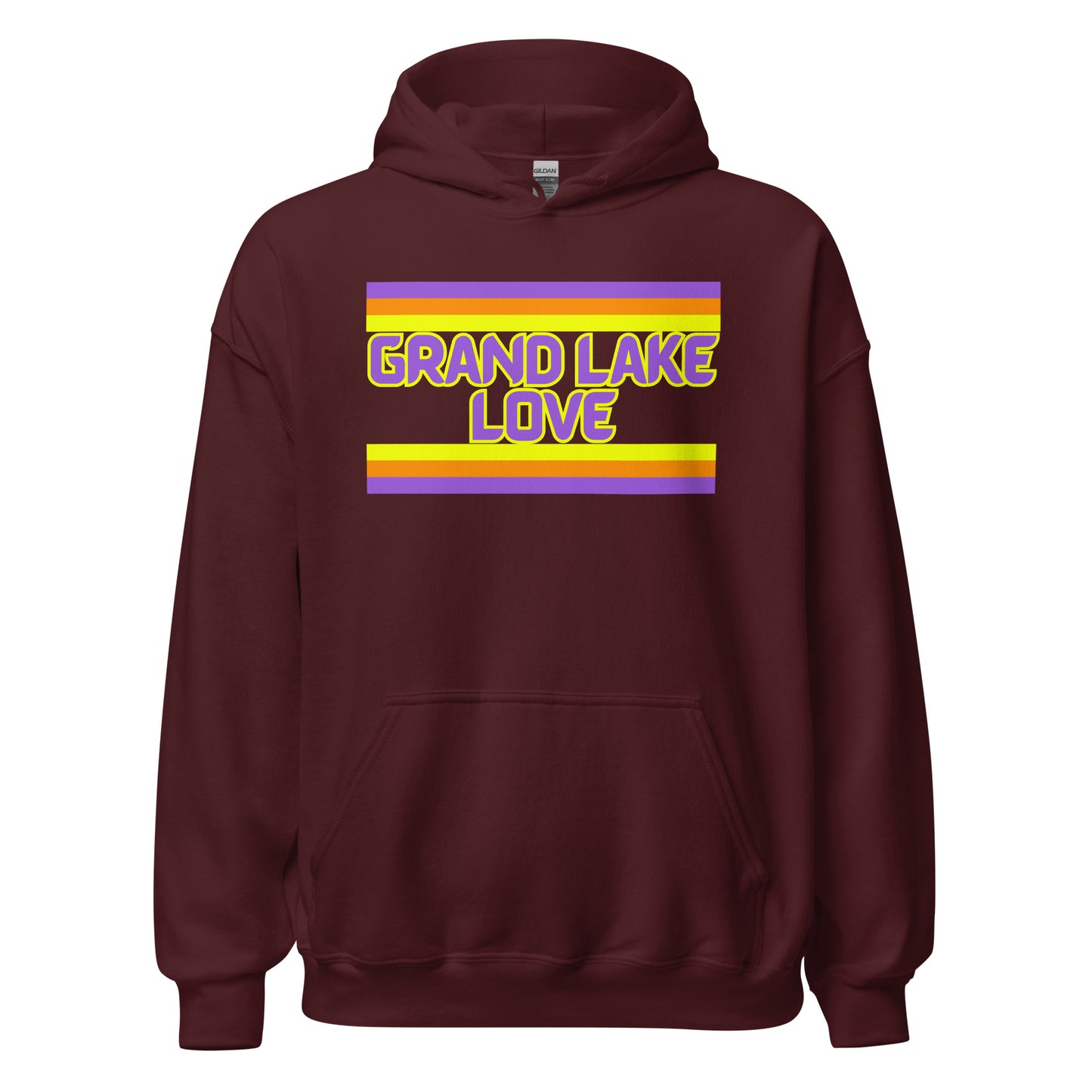 Grand Lake Love - Stripes - Unisex Hoodie