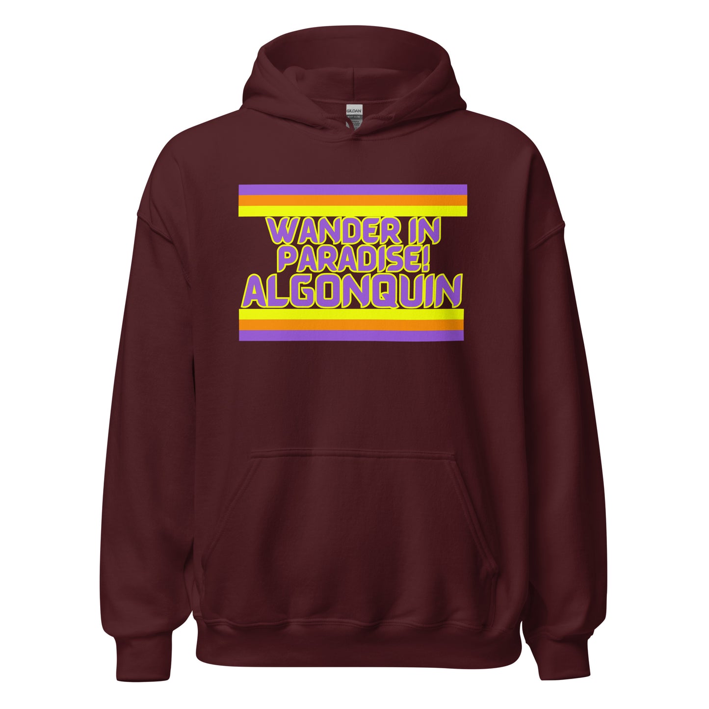 Wander in Paradise Algonquin - Stripes - Unisex Hoodie