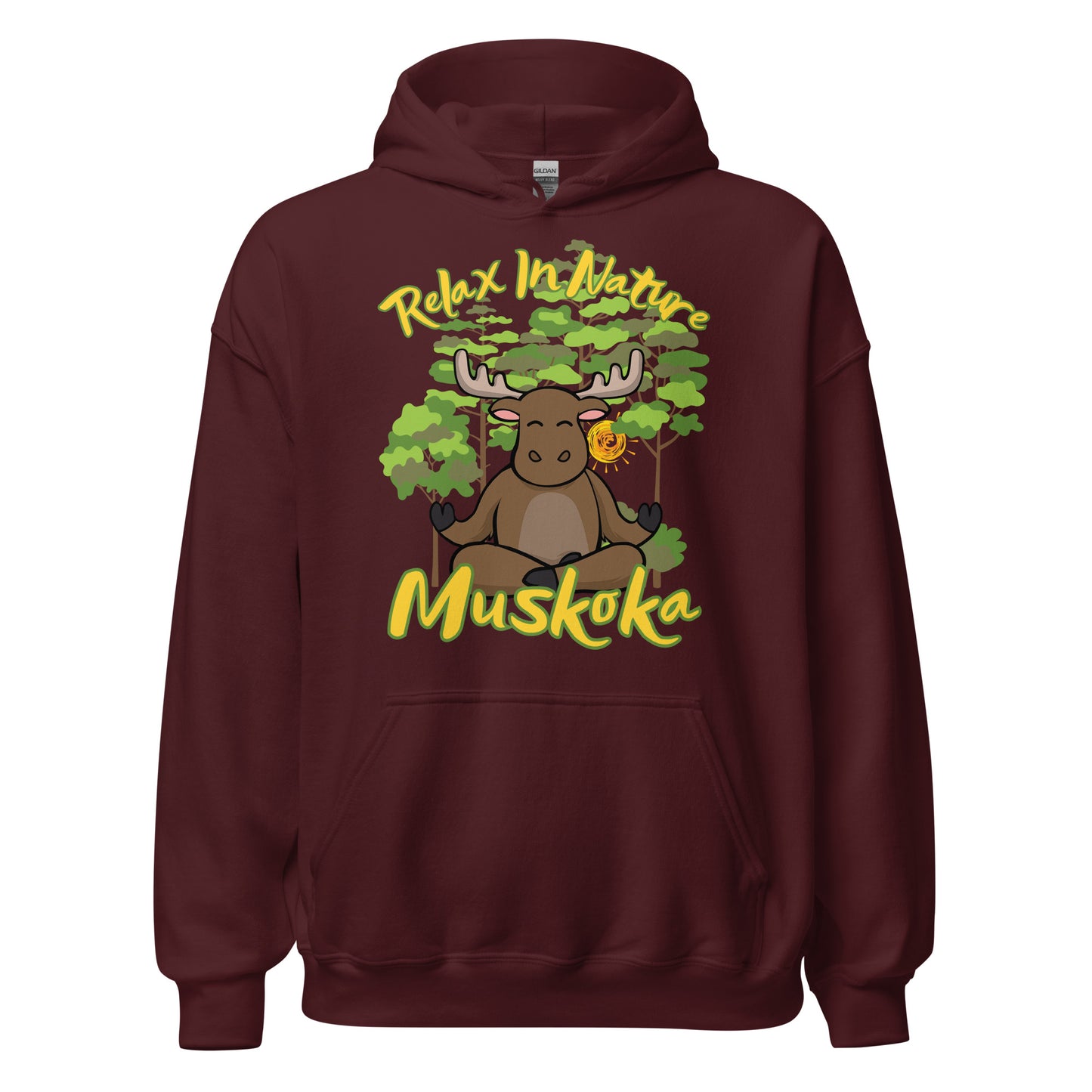 Relax in Nature Muskoka Moose - Unisex Hoodie