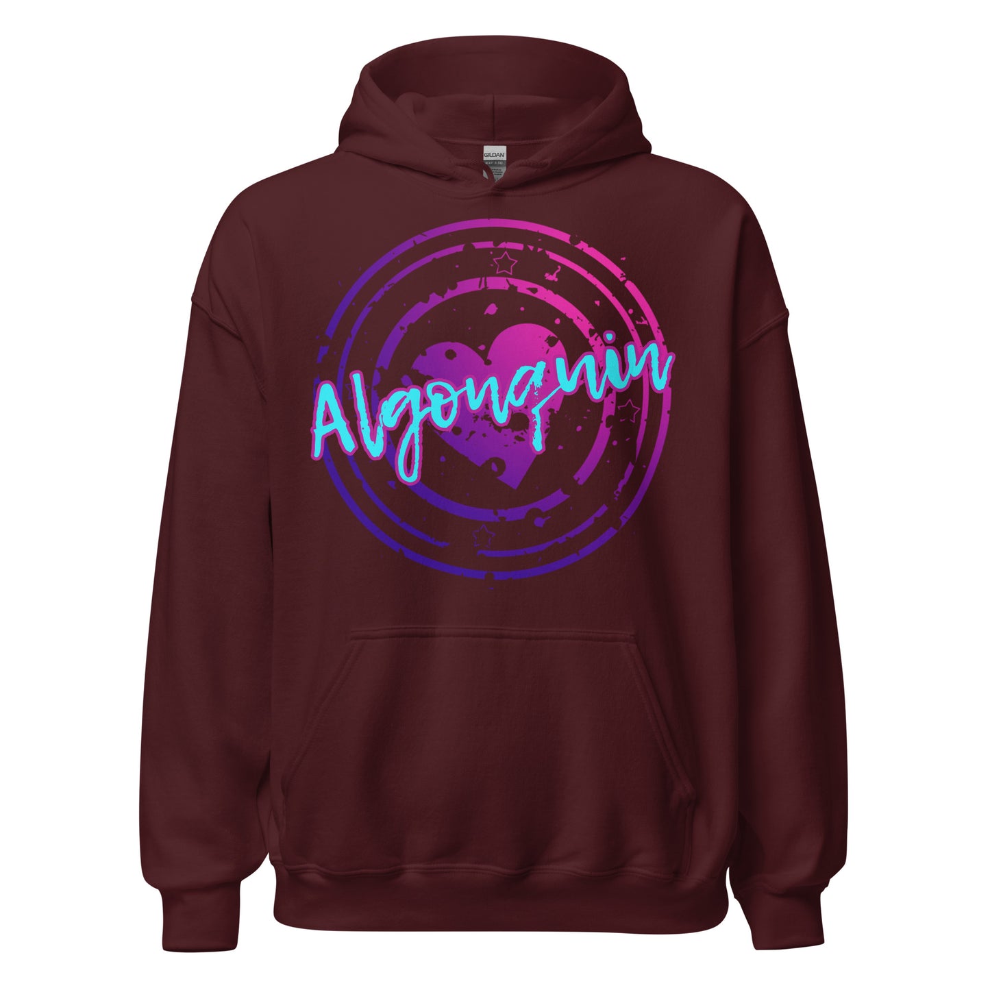 Algonquin Heart Stamp - Unisex Hoodie