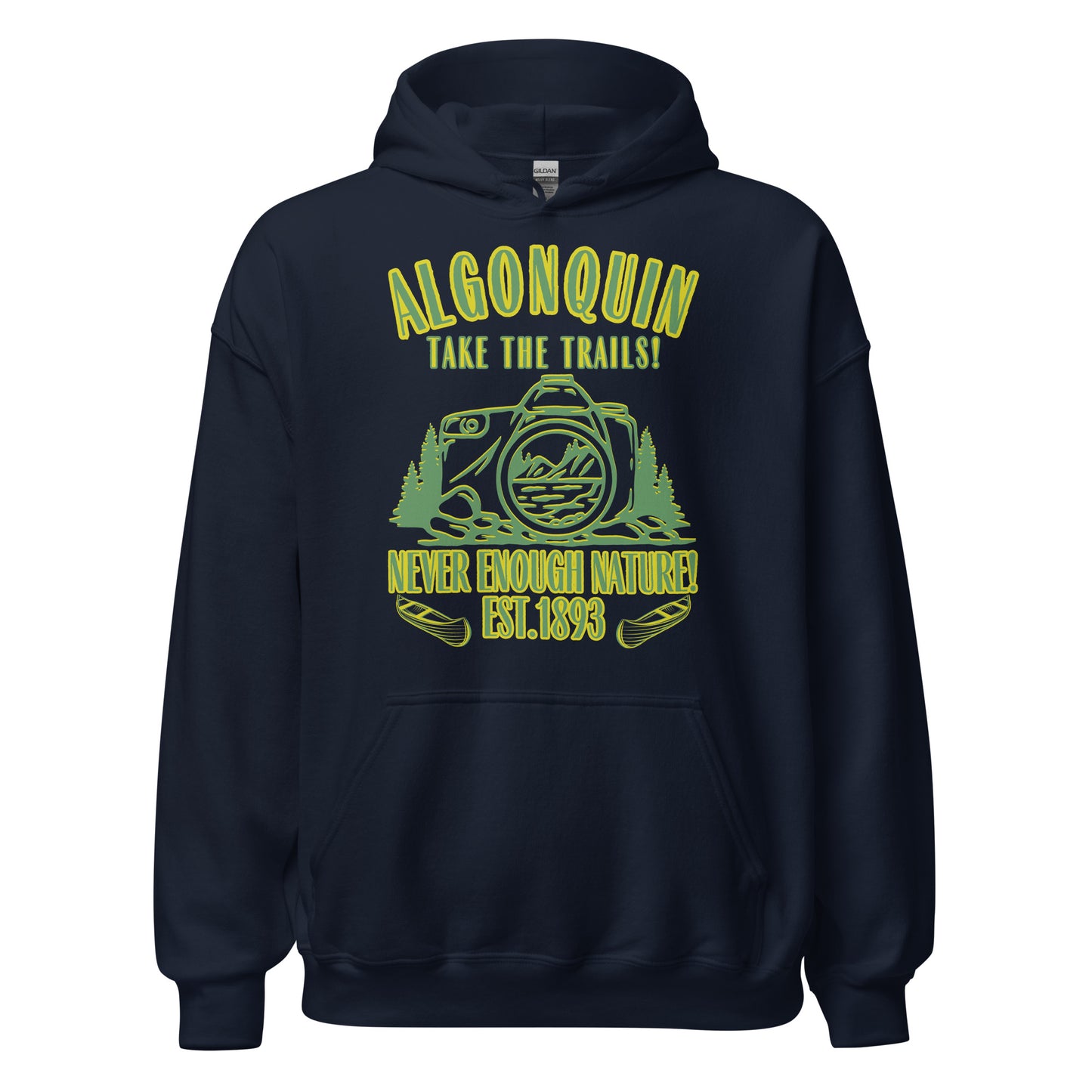 Algonquin Park - Take The Trails - Vintage Style - Quality Unisex Hoodie