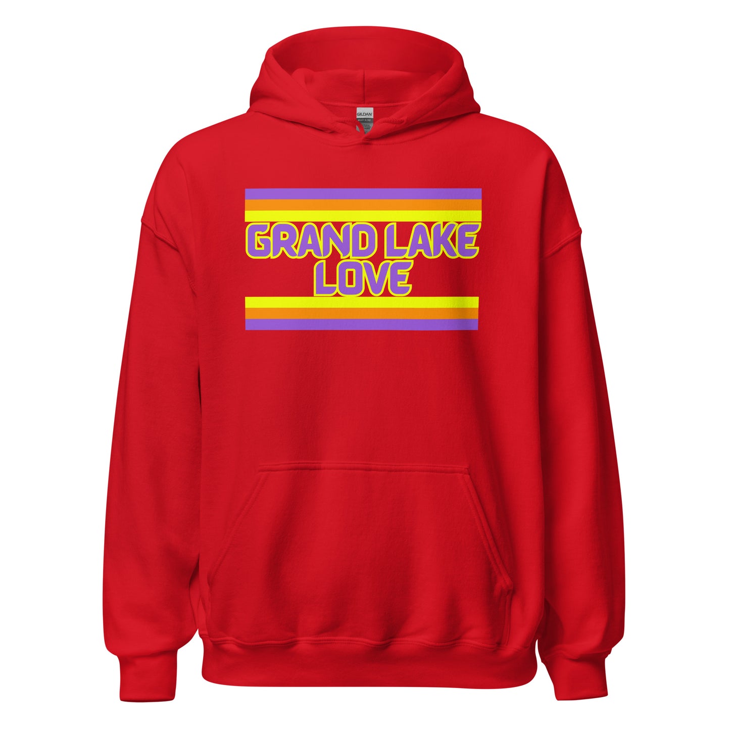 Grand Lake Love - Stripes - Unisex Hoodie