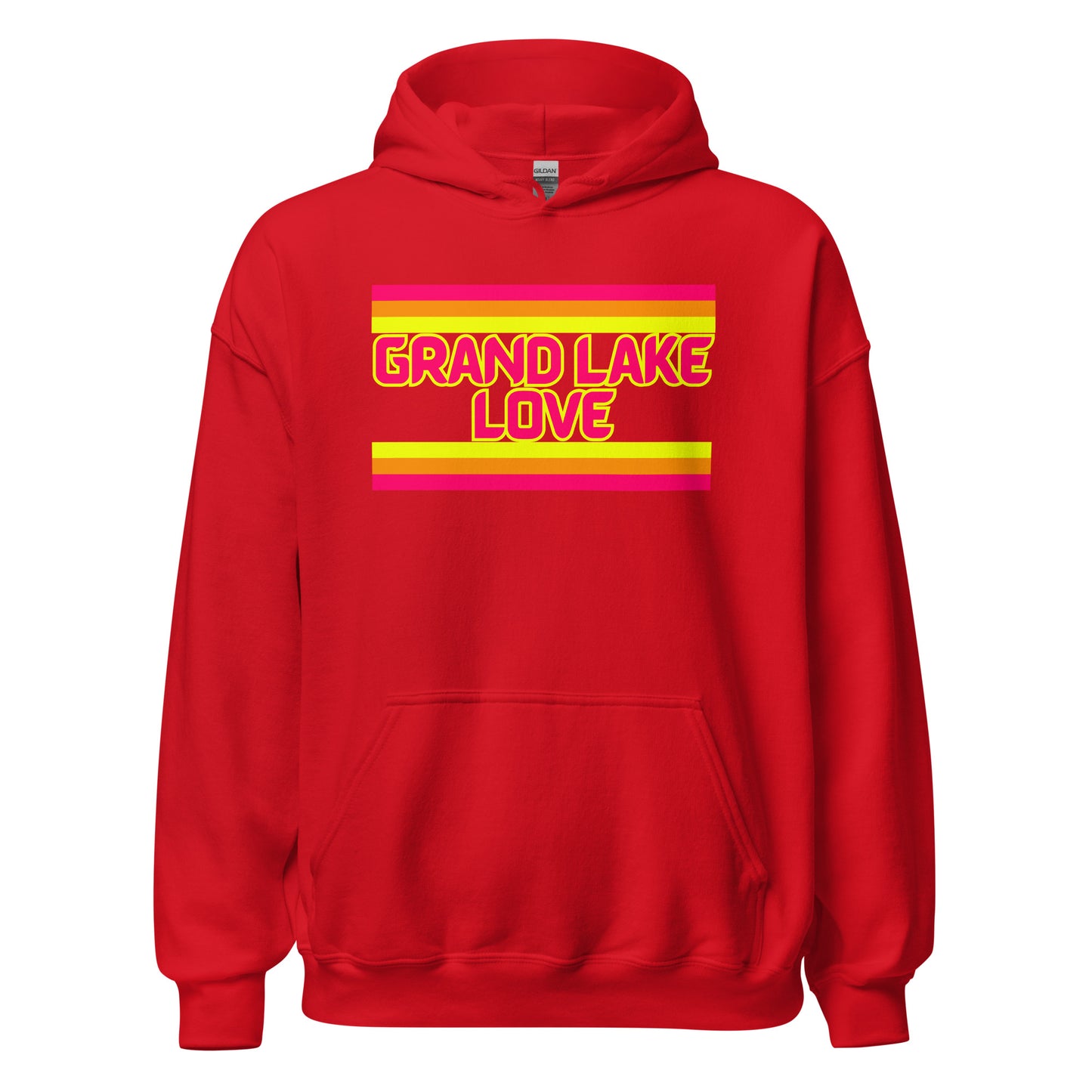 Grand Lake Love - Stripes - Unisex Hoodie
