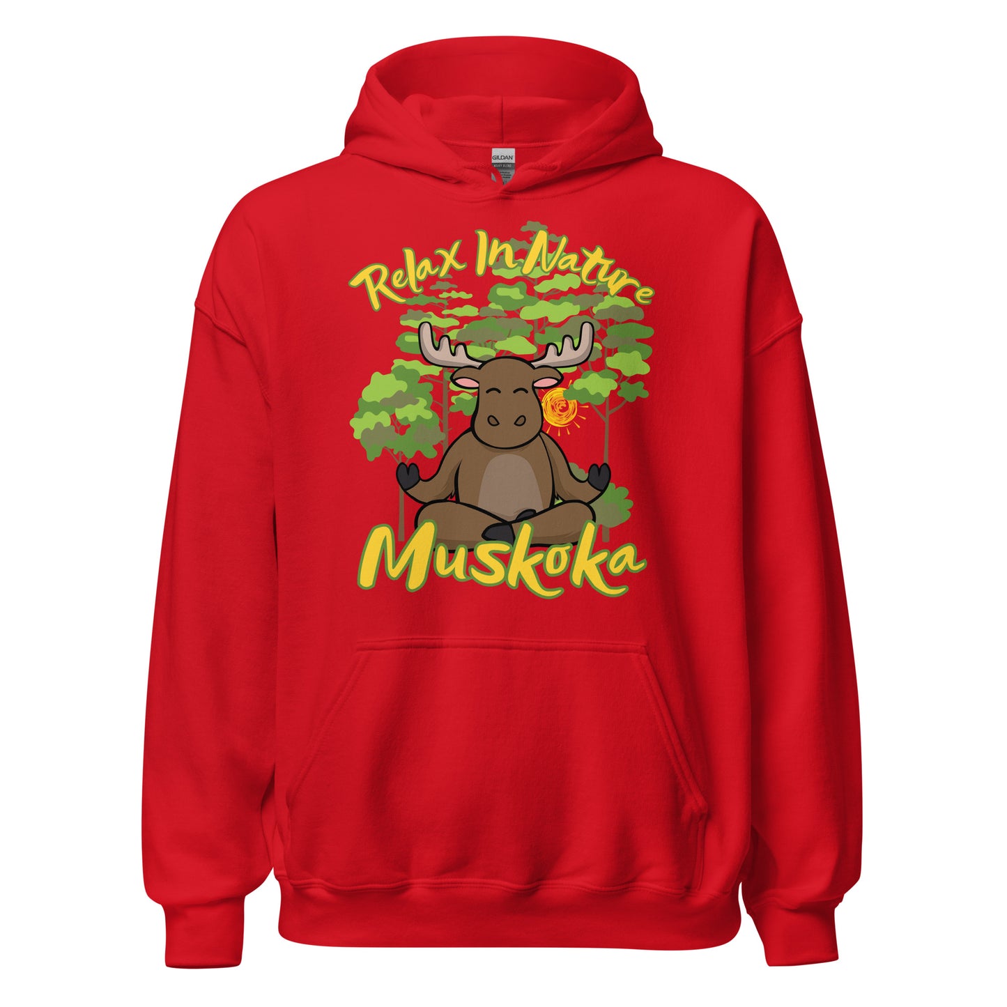 Relax in Nature Muskoka Moose - Unisex Hoodie