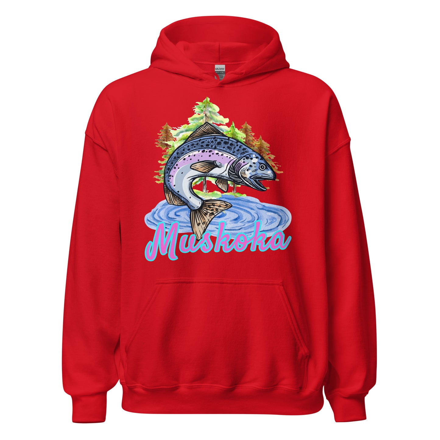 Muskoka Painted Trout - Unisex Hoodie