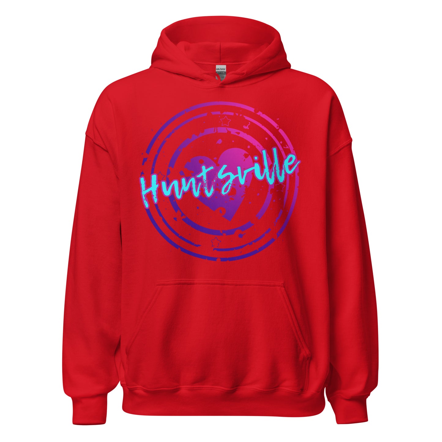 Huntsville Ontario Heart Stamp - Unisex Hoodie
