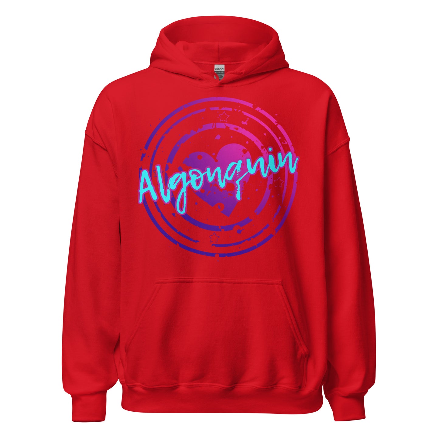 Algonquin Heart Stamp - Unisex Hoodie