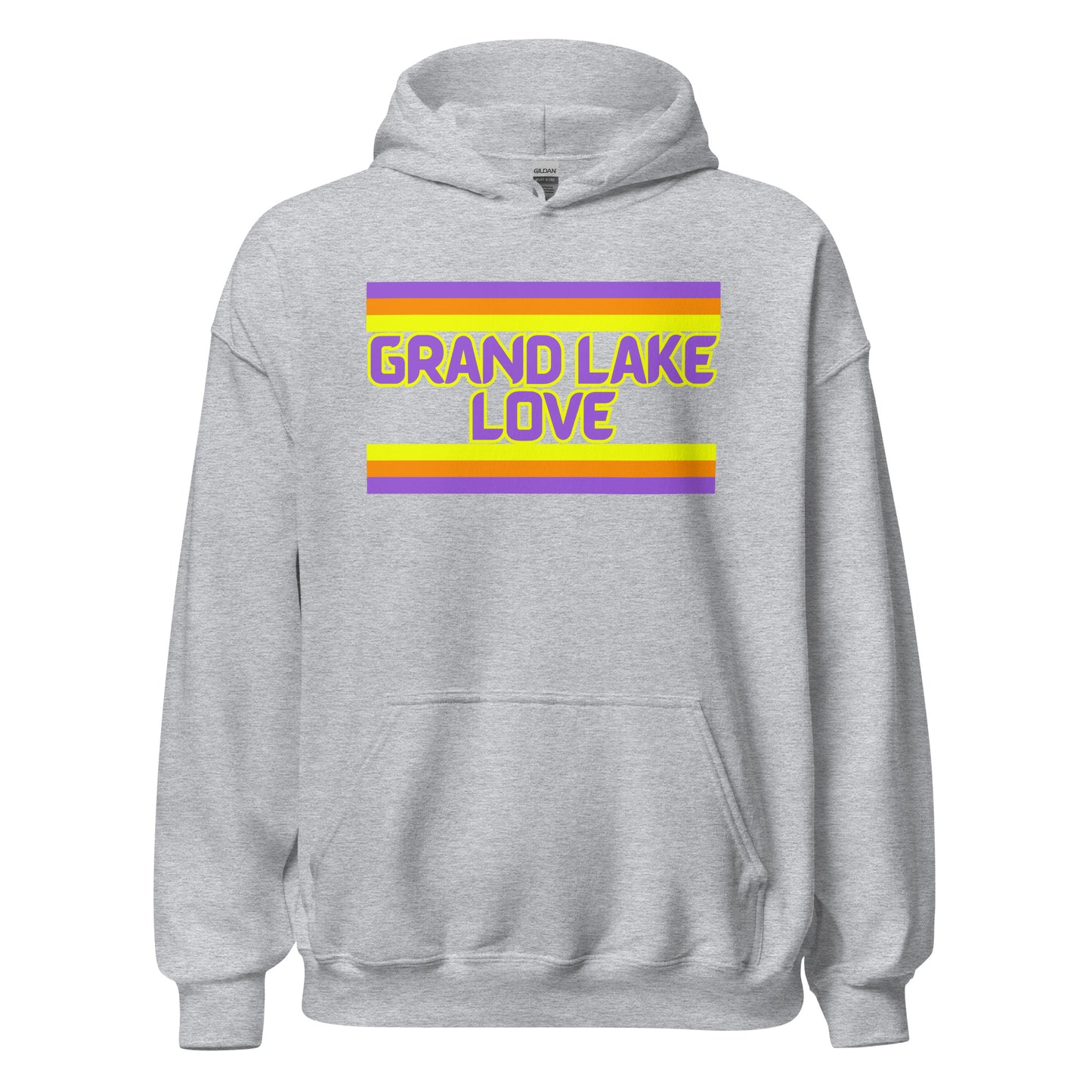 Grand Lake Love - Stripes - Unisex Hoodie