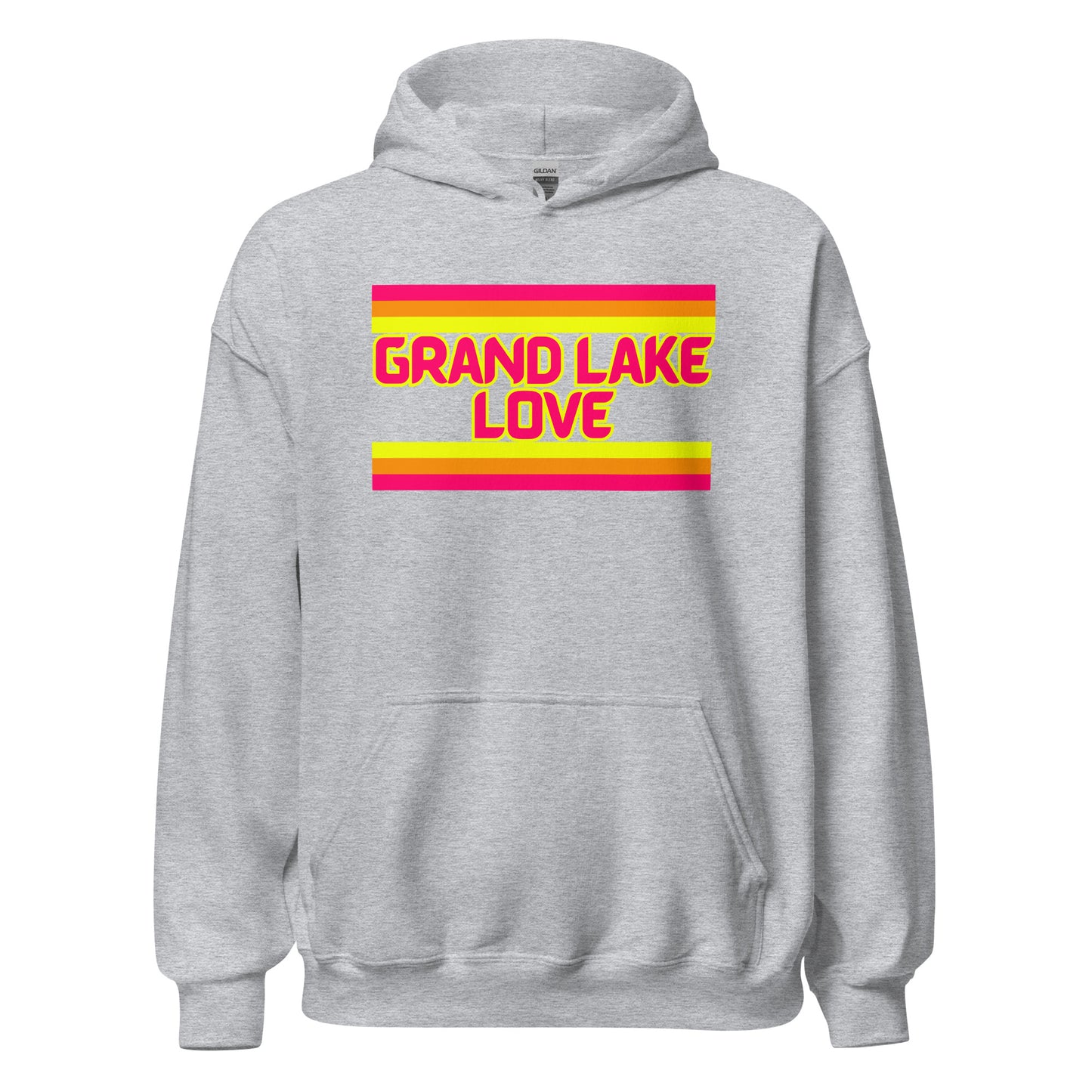 Grand Lake Love - Stripes - Unisex Hoodie